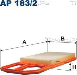 Воздушный фильтр Filtron для Volkswagen Polo III 1996-2001. Артикул AP 183/2