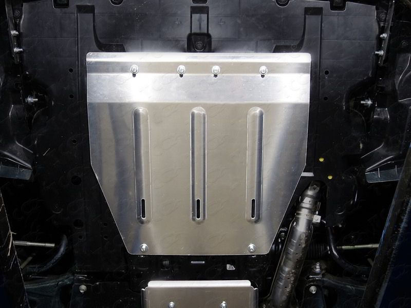 Защита алюминиевая ТСС (4 мм) для картера малая Subaru Forester S5 2018-2026. Артикул ZKTCC00387