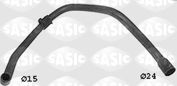 Патрубок радиатора (системы охлаждения) Sasic левый для Peugeot 205 1987-1998. Артикул SWH0503