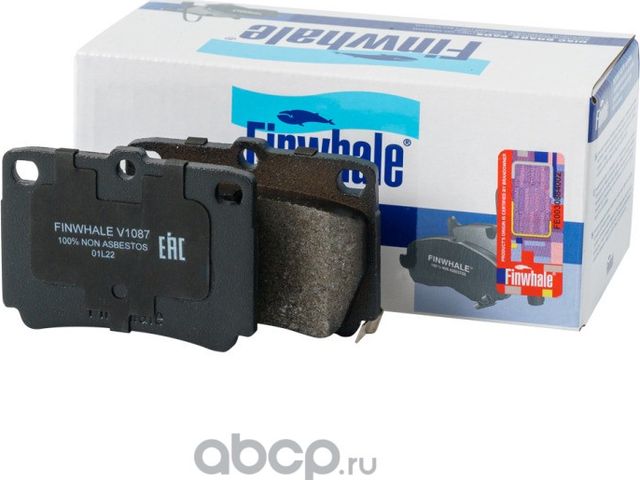 Колодки тормозные MITSUBISHI PAJERO SPORT/MONTERO SPORT 98>09 2.5D/3.0 задние (Finwhale). Артикул V1087