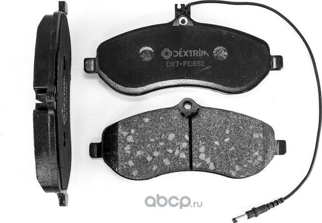 Колодки тормозные передние (Dextrim). Артикул DX7FD552