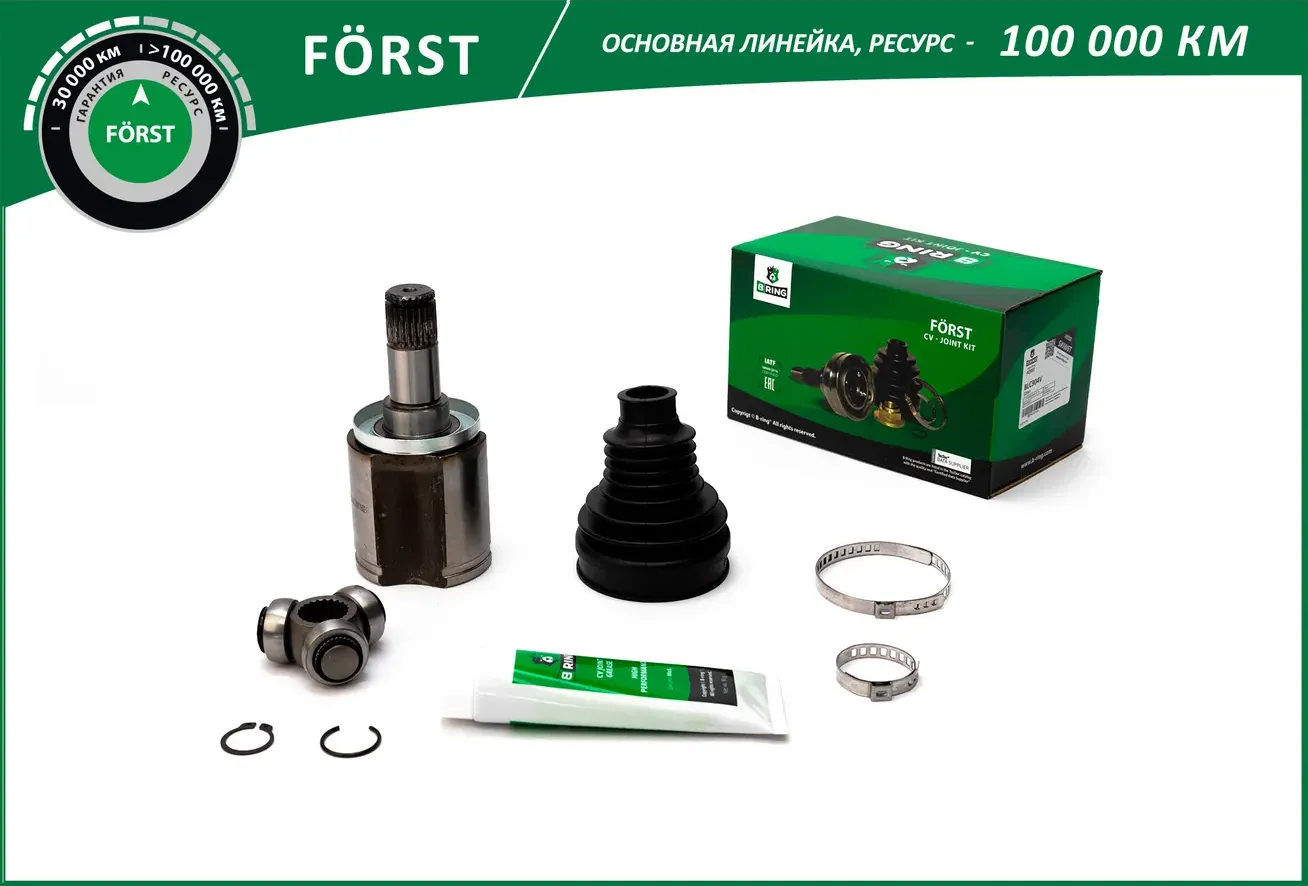 Шрус LADA X-Ray (15-) (внутр.) [КПП 21809/21827 24/22] (BLC304V) B-RING FORST. Артикул BLC304V