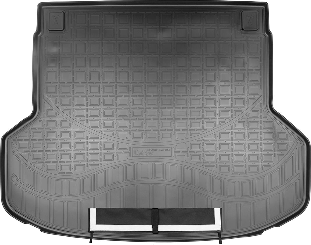 Коврик Норпласт для багажника с фартуком Kia Ceed SW 1,6 (CD) 2018-2026. Артикул NPA00-T43-058-AP