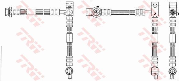 Тормозной шланг TRW. Артикул PHD542