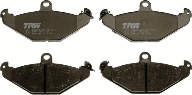 Тормозные колодки TRW COTEC задние для Chrysler Viper 1992-1998. Артикул GDB1041