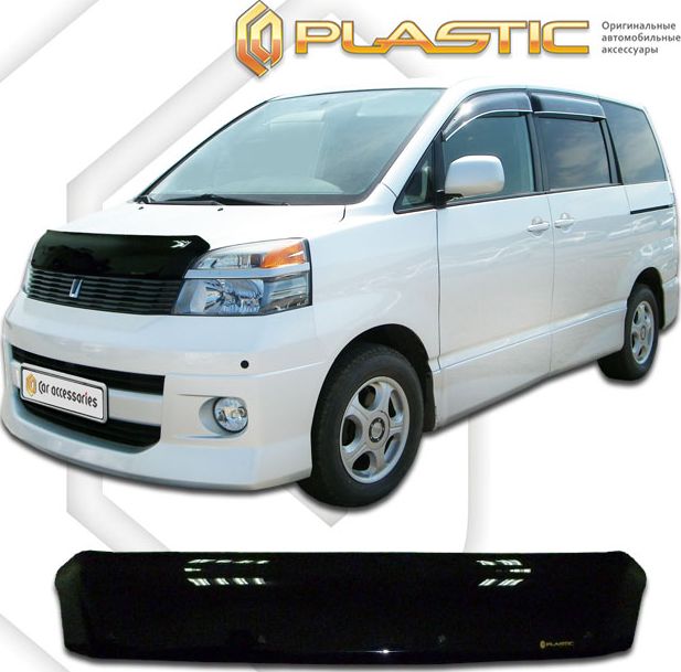 Дефлектор СА Пластик для капота (Classic черный) Toyota Voxy 2001-2007. Артикул 2010010102623