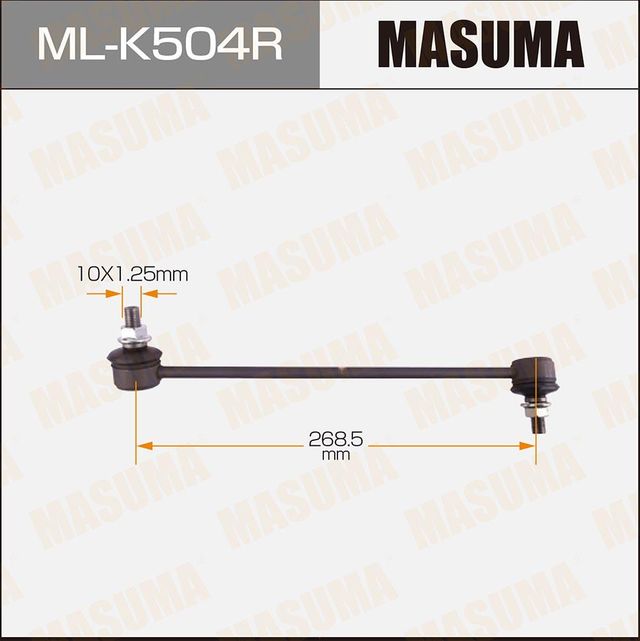 Стойка (тяга) стабилизатора Masuma. Артикул ML-K504R