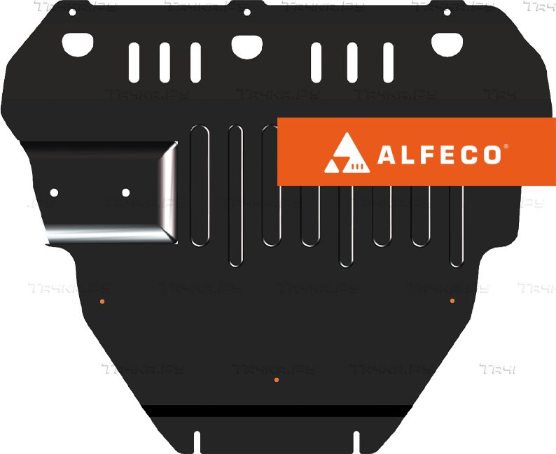 Защита Alfeco для картера и КПП Volvo S40 II 2004-2012. Артикул ALF.27.01