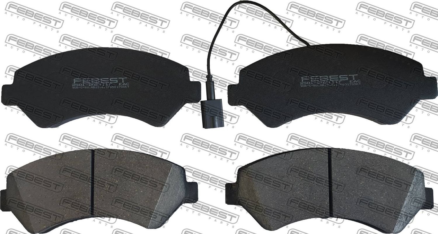 Тормозные колодки Febest. Артикул 2501-BOXIIIF