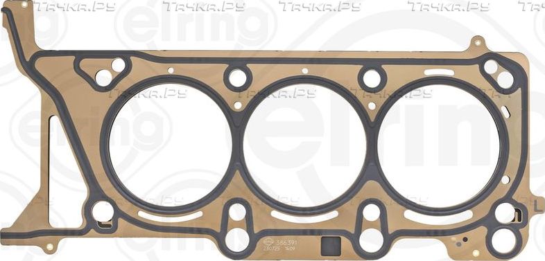 Прокладка ГБЦ Elring левый для Jeep Grand Cherokee IV (WK2) 2016-2026. Артикул 386.391