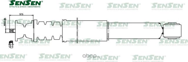 32120300 Амортизатор задний Renault Duster 4x2 1.62.01.5dCi 09 (Sensen). Артикул 32120300