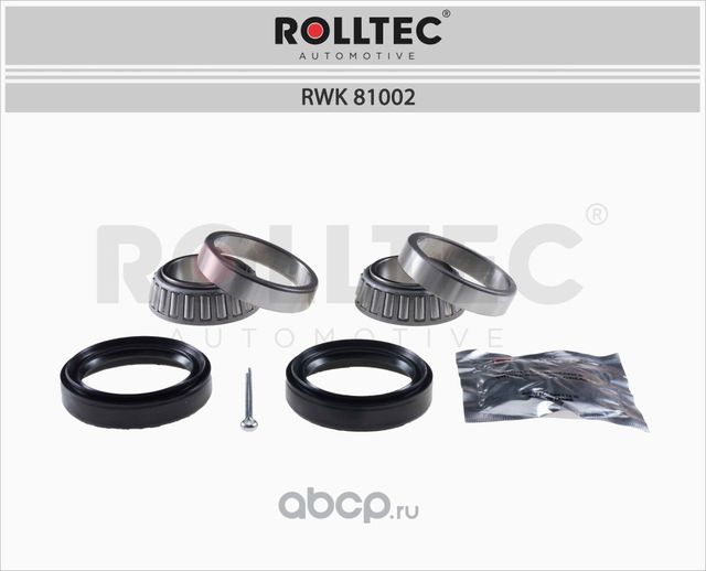 Подшипник ступицы передний (Rolltec). Артикул RWK81002