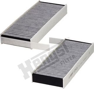 Салонный фильтр Hengst. Артикул E3942LC-2