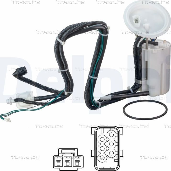 Бензонасос (топливный насос) Delphi для BMW 6 II (E63/E64) 2004-2010. Артикул FG2015-12B1