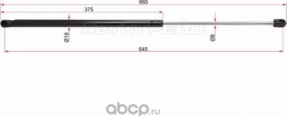 Амортизатор капота MERCEDES E-CLASS W212 09- (SAT). Артикул STA2048800029