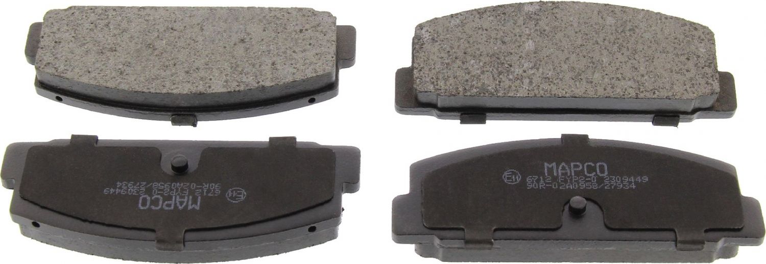 Тормозные колодки MAPCO. Артикул 6712