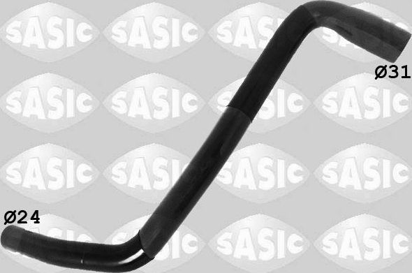 Патрубок радиатора (системы охлаждения) Sasic. Артикул 3400136