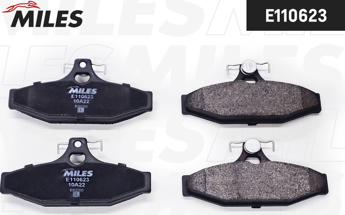 Тормозные колодки Miles (Semi-Metallic). Артикул E110623