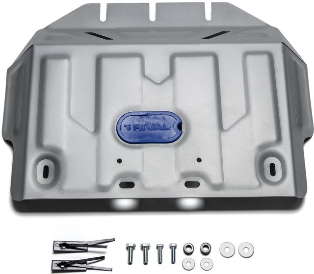 Защита алюминиевая Rival для картера Lexus GX 460 2009-2013 2013-2026 (устанавл-ся совместно с 333.9516.1). Артикул 333.5784.1