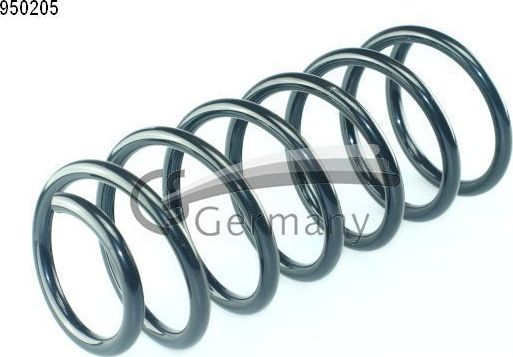 Пружина подвески CS-Germany передняя для Volkswagen Jetta II 1984-1991. Артикул 14.950.205