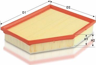 Воздушный фильтр  Tecneco Filters. Артикул AR1644PMS
