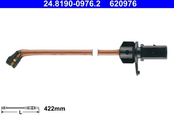 Датчик износа тормозных колодок  ATE. Артикул 24.8190-0976.2