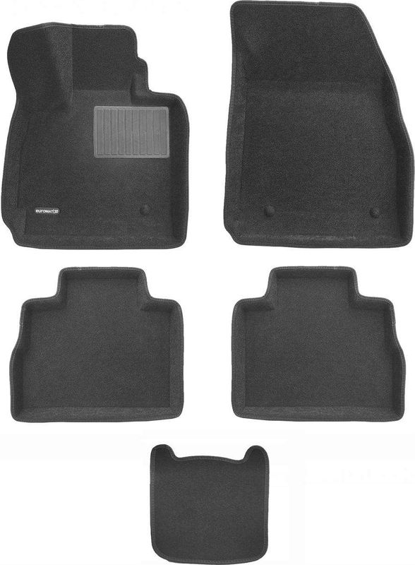 Коврики текстильные Euromat 3D Business для салона Jaecoo J8 2024-2026. Артикул EMC3D-000031