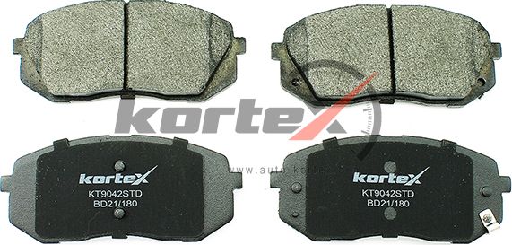 Колодки торм. KIA OPTIMA 15- перед.к-т (Kortex). Артикул KT9042STD