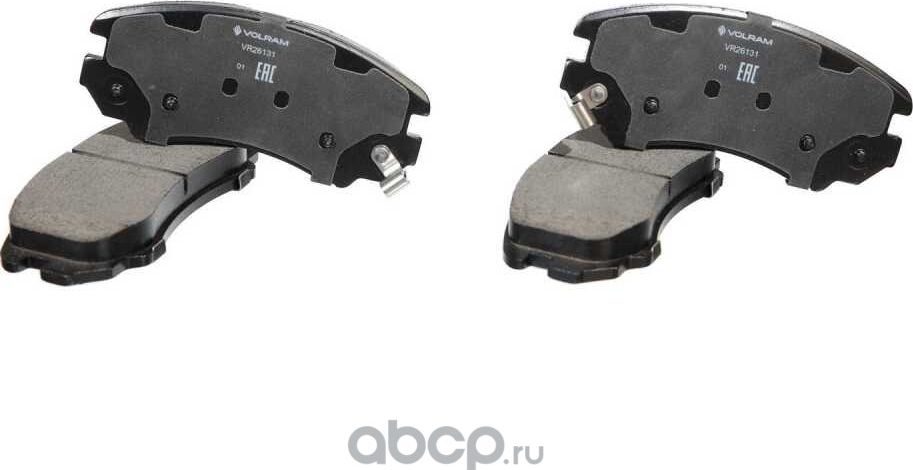 КОЛОДКИ ПЕРЕДНИЕ ДЛЯ А/М HYUNDAI TUCSON (04-10) KIA SPORTAGE II (04-), SOUL (09 (Volram). Артикул VR26131
