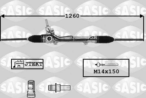 Рулевая рейка Sasic. Артикул 7170041
