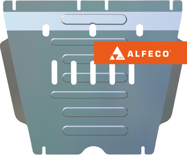 Защита алюминиевая Alfeco для КПП Jac T6 2018-2026. Артикул ALF.56.09al