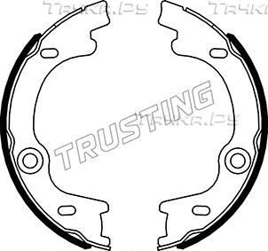 Тормозные колодки (стояночная тормозная система) Trusting задние для Kia Carens I (RS) 2002-2006. Артикул 049.169