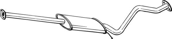 Глушитель Bosal для Hyundai Getz I 2005-2010. Артикул 285-357