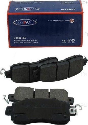 Тормозные колодки GoodWill. Артикул 1105 F