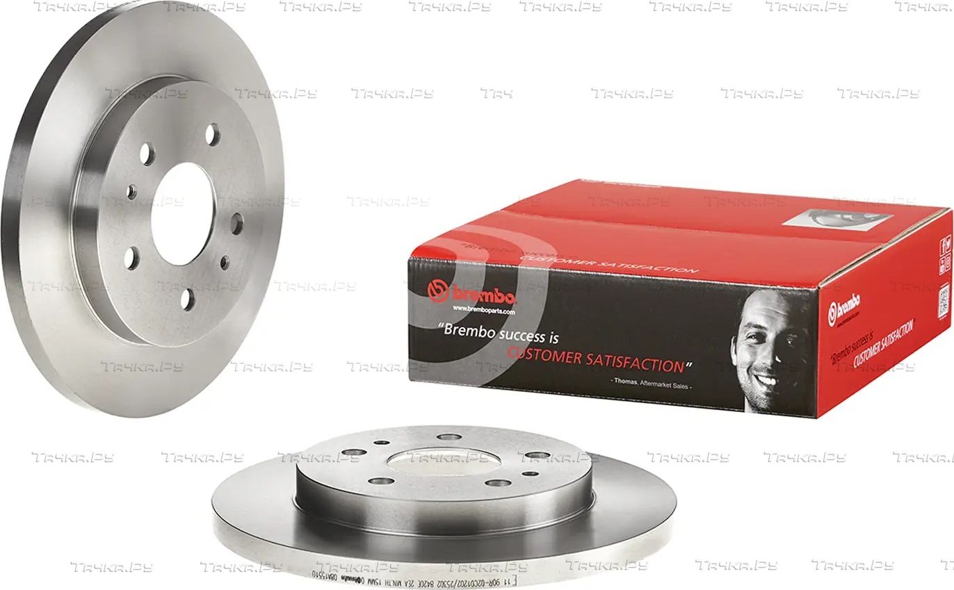 Тормозной диск Brembo передний для Toyota Rush I 2006-2016. Артикул 08.A155.10