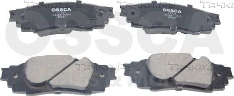 Тормозные колодки OSSCA. Артикул 71237