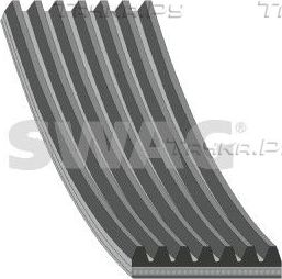 Приводной ремень поликлиновой SWAG для Renault Grand Scenic II 2004-2009. Артикул 60 93 8434