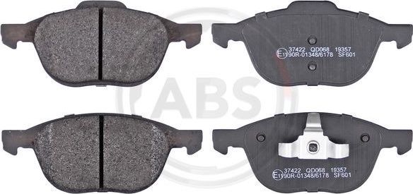 Тормозные колодки ABS. Артикул 37422