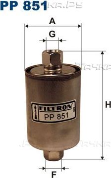 Топливный фильтр Filtron. Артикул PP 851