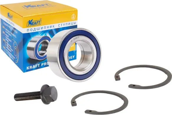 Подшипник ступицы VAG 80/100/A4/A6/A8/PASSAT -08 1.8-2.8 перед. (Kraft). Артикул KT204511