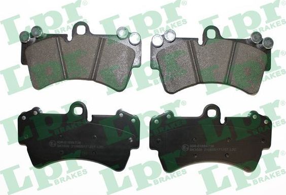 Тормозные колодки LPR. Артикул 05P1257
