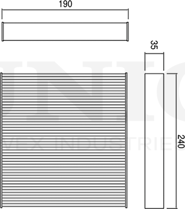 Фильтр салона (Unio). Артикул FLT-40033C