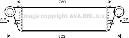 Интеркулер AVA. Артикул MSA4297