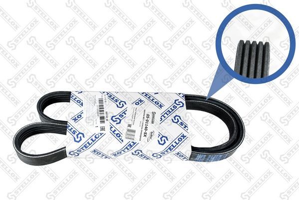 Приводной ремень поликлиновой Stellox для Fiat Linea 2007-2026. Артикул 05-01140-SX