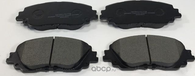 Колодки торм. передние Cartronic CRTR0131778 Аналог 0446576010/ 0446533480/ 0446 Cartronic. Артикул CRTR0131778