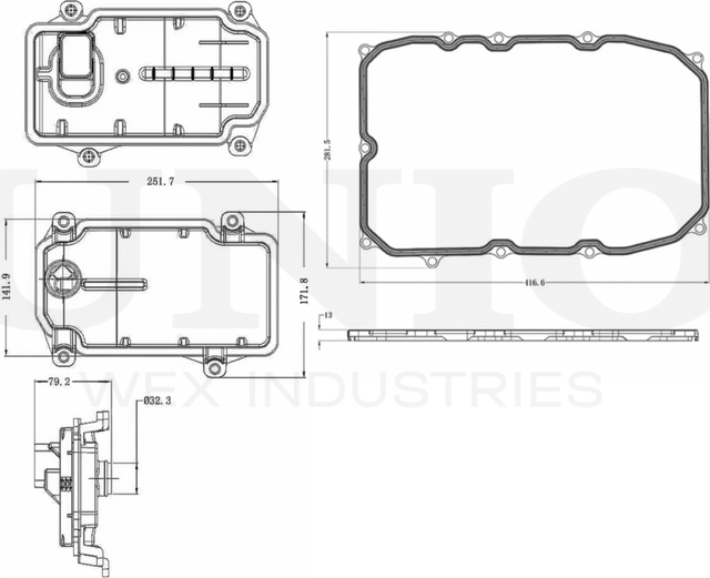 Фильтр АКПП (Unio). Артикул FLT-30016