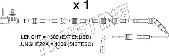 Датчик износа тормозных колодок  Trusting. Артикул SU.400