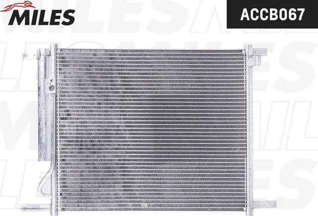 Радиатор кондиционера (конденсатор) Miles (алюминий). Артикул ACCB067