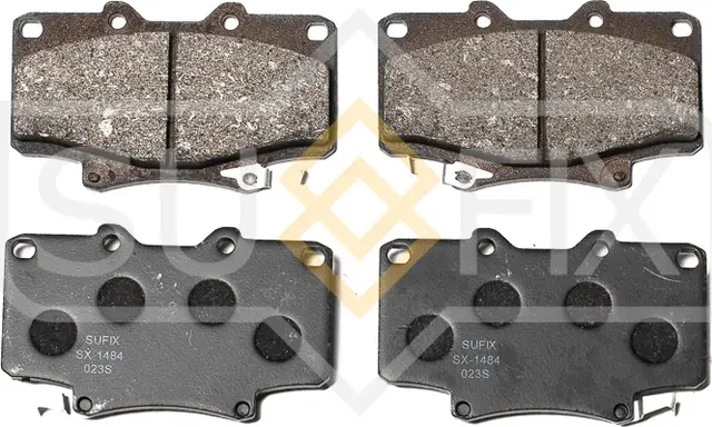 Колодки тормозные дисковые | перед прав/лев | (Sufix). Артикул SX-1484