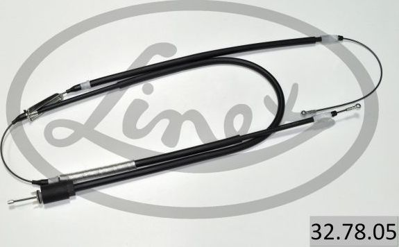 Трос ручника (тросик ручного тормоза) Linex для Opel Meriva B 2010-2017. Артикул 32.78.05